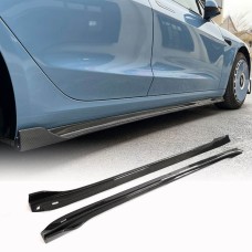 Накладки на пороги Карбон V3 (2016-2022) для Tesla Model 3