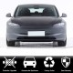 Накладки на пороги Сухой карбон V1 (2023-2025) для Tesla Model 3