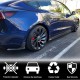 Накладки на пороги Карбон V4 (2016-2022) для Tesla Model 3