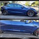 Накладки на пороги Карбон V4 (2016-2022) для Tesla Model 3