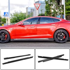 Накладки на пороги Карбон V1 (2014-2020) для Tesla Model S