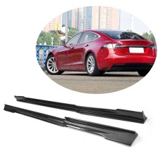 Накладки на пороги Карбон V2 (2014-2020) для Tesla Model S