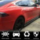 Накладки на пороги Карбон V3 (2014-2020) для Tesla Model S