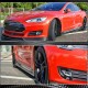 Накладки на пороги Карбон V3 (2014-2020) для Tesla Model S
