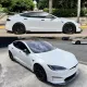 Накладки на пороги Карбон (2021-2023) для Tesla Model S