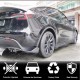 Накладки на пороги Карбон V1 (2019-2025) для Tesla Model Y