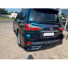 Задній дифузор TRD (2016-2022) Білий колір для Lexus LX570/450d рр