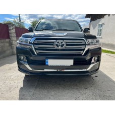 Передняя накладка 2016-2025 (Executive 2019) Белый цвет для Toyota Land Cruiser 200
