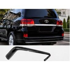 Задня накладка з хромом 2016-2021 (Executive 2019/2021) Білий колір для Toyota Land Cruiser 200 2007-2021 рр