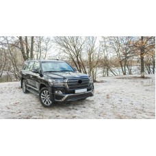 Передняя накладка 2016-2025 (Executive 2016) Белый цвет для Toyota Land Cruiser 200