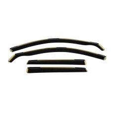 Вставные дефлекторы окон Niken Luxury (Sportback, 4 шт) для Ауди A3 2012-2020 гг