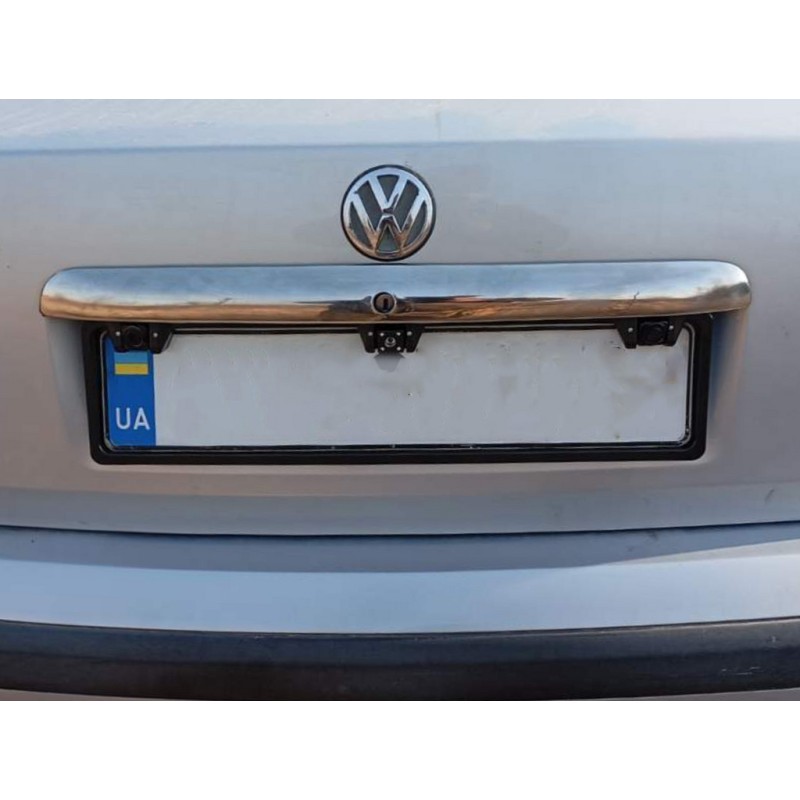 Накладка над номером 1996-2001 (нерж) для Volkswagen Passat B5 рр