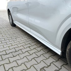 Накладки на пороги (довга база, під фарбування) для Ford Custom 2023- рр