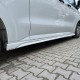 Накладки на пороги (длинная база, под покраску) для Ford Custom 2023- гг
