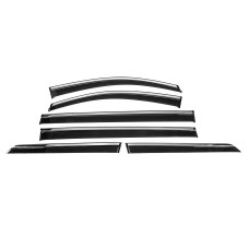 Вітровики з хромованим молдингом Niken Luxury (4 шт) для Toyota Sienna 2010-2020 рр