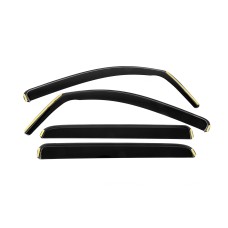 Вставные ветровики Niken Luxury (2014-2021, CrewMax/Crew Cab, 4 шт) для Toyota Tundra