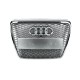 Передняя решетка RS-style (Серый с хромом) для Ауди A6 C6 2004-2011 гг