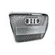 Передняя решетка RS-style (Серый с хромом) для Ауди A6 C6 2004-2011 гг