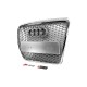 Передняя решетка RS-style (Серый с хромом) для Ауди A6 C6 2004-2011 гг