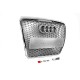 Передняя решетка RS-style (Серый с хромом) для Ауди A6 C6 2004-2011 гг