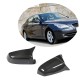Накладки на зеркала Карбон (2007-2010) для BMW 5 серия E-60/61 Накладки на зеркала Карбон (2007-2010) для BMW 5 серия E-60/61