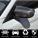 Накладки на зеркала Сухой карбон (для f90 2018-2020) для BMW 5 серия G30/31