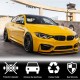 Крышки зеркал Сухой карбон V2 (для M4) для BMW 4 серия F-32 2012-2020 гг