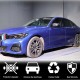 Накладки на зеркала M-Look Сухой карбон для BMW 3 серия G20/21 2018- гг