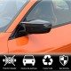 Крышки зеркал M-Look Карбон (для M3) для BMW 3 серия G20/21 2018- гг