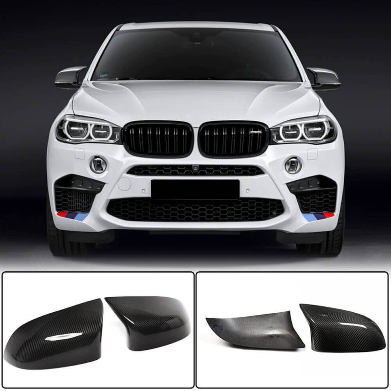 Накладки на зеркала Сухой карбон (для F86) для BMW X6 F-16 2014-2019 гг
