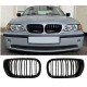 Ноздри M-Look DPT (2001-2005, черный глянец) для BMW 3 серия E-46