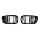 Ноздри M-Look DPT (2001-2005, черный глянец) для BMW 3 серия E-46