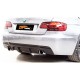 Диффузор заднего бампера DPT (для M Technic E92, черный глянец) для BMW 3 серия E-90/91/92/93 2005-2011 гг