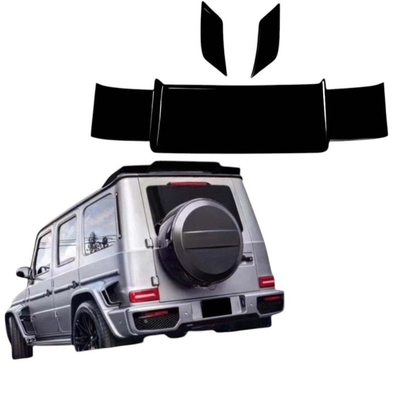 Спойлер DPT (черный глянец) для Mercedes G сlass W463 2018-2024 гг