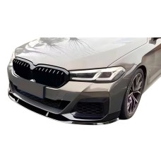 Накладка на передний бампер DPT Lip V2 (для M-Performance 2020-2024, черный глянец) для BMW 5 серия G30/31