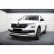 Передняя Lip накладка DPT (черный глянец) для Skoda Kodiaq 2016-2023 гг