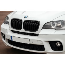 Ноздри M-Look V2 (Черный Глянец) для BMW X6 E71 2008-2014 гг