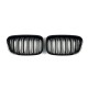 Ноздри M-Look (2011-2014, черный глянец) для BMW 1 серия F20/21