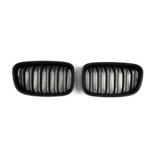 Ноздри M-Look (2011-2014, черный матовый) для BMW 1 серия F20/21