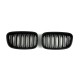 Ноздри M-Look (2011-2014, черный матовый) для BMW 1 серия F20/21