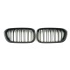 Ноздри M-Look (2015-2019, черный матовый) для BMW 1 серия F20/21