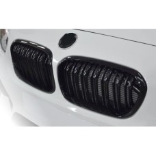 Ніздрі M-Look (2015-2019, чорний глянець) для BMW 1 серія F20/F21 рр