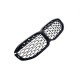 Ноздры Diamond Silver (1 шт) для BMW 1 серия F40 2019-2024 гг