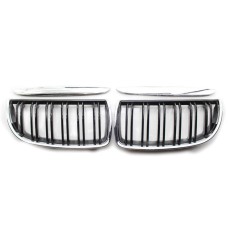 Ніздрі M-Look (для E-90/91 2005-2008, чорний глянець з хром окантовкою) для BMW 3 серія E-90/91/92/93 рр