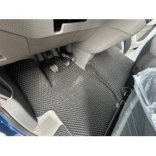Коврики 2024-2025 (3шт, EVA, Черный) для Volkswagen Crafter 2016- гг