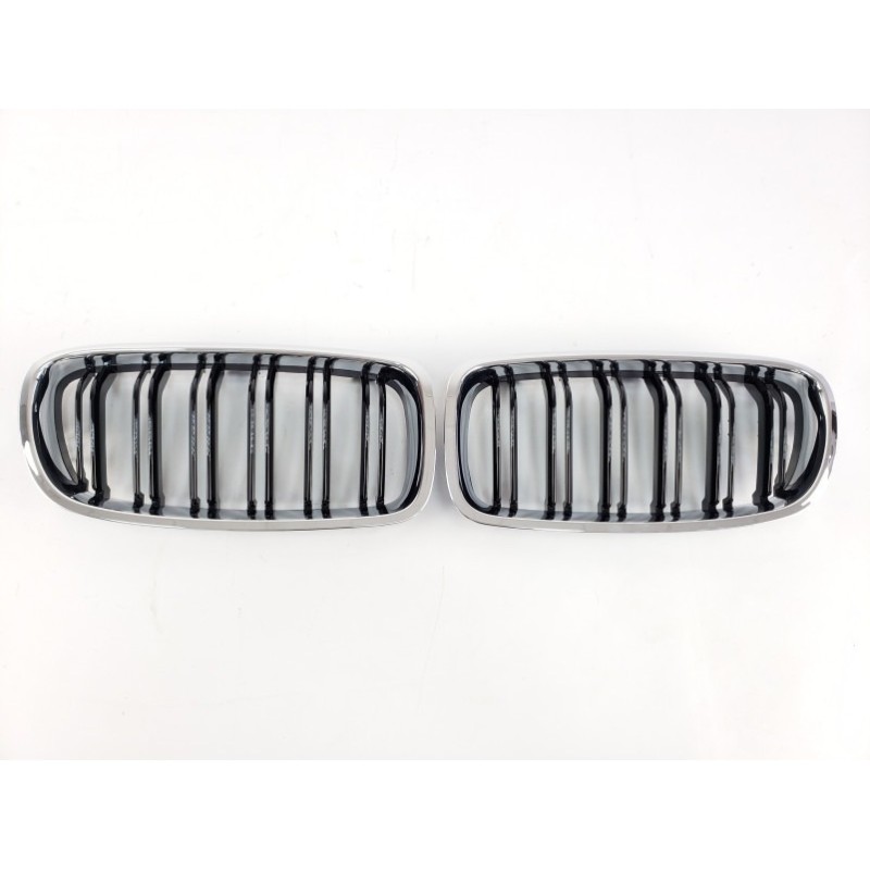 Низдрые M-Look (черный глянец с хром окантовкой) для BMW 3 серия F-30/31/34 2012-2019 гг Низдрые M-Look (черный глянец с хром окантовкой) для BMW 3 серия F-30/31/34 2012-2019 гг