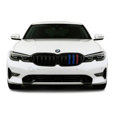 Решетки M-Look V2 (2018-2022, M-Color с черной окантовкой) для BMW 3 серия G20/G21 2018- гг