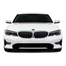 Ніздрі 1 Bar (2018-2022, M-Color з хром окантовкою) для BMW 3 серія G20/G21 2018- рр