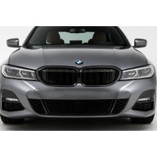 Решетка радиатора M-Look (для G28 2022-2026, Черный Глянец) для BMW 3 серия G20/G21 2018- гг