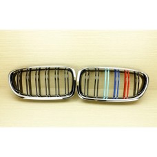 Ноздри M-Look (M-Color с хром окантовкой) для BMW 5 серия F-10/11/07 2010-2016 гг